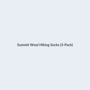 Summit Wool Hiking Socks (3-Pack)