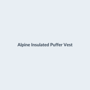 Alpine Insulated Puffer Vest